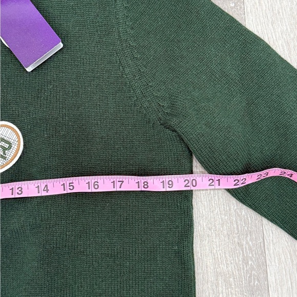 Ralph Lauren Purple Label Tennis Bear Cashmere Pullover Sweater Woman Size Large - Picture 3 of 7